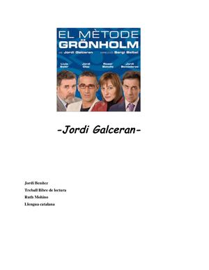 El Mètode Grönholm
