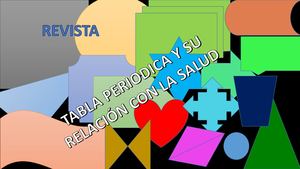 ELEMENTOS Y SU RELACIÓN CON LA SALUD