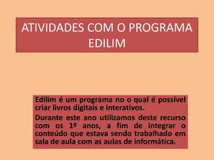 Edilim Nomes 1ºs Anos