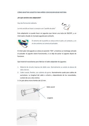 Como Adaptar Juguetes Para Ninos Con Discapacidad