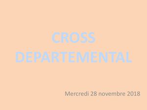 Cross Departemental