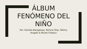 album fenomeno del niño