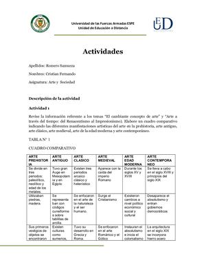 ARTE Y SOCIEDAD