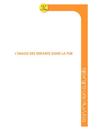 L'enfant et La Publicité