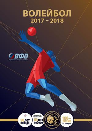 Буклет отчётной конференции ВФВ «Волейбол. Достижения 2017-2018» — разработка дизайна с «нуля» и вёрстка брошюры