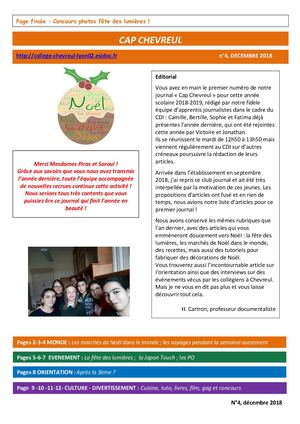 Cap Chevreul Decembre 2018 N°4