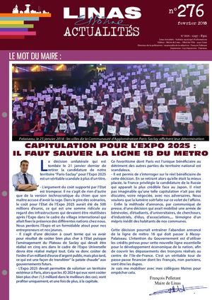 LinasActu 276 - Février 2018
