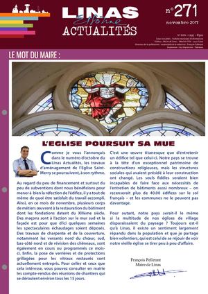 LinasActu 271 - Novembre 2017