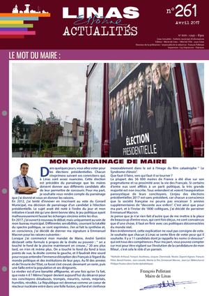 LinasActu 261 - Avril 2017