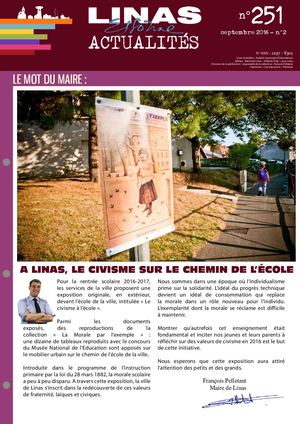 LinasActu 251 - Septembre 2016 N°2