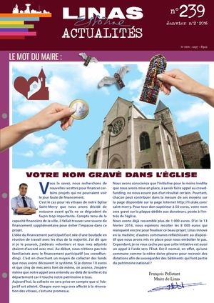 LinasActu 239 - Janvier 2016 N°2