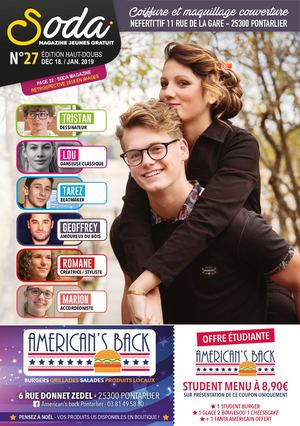 SODA Magazine N°27 / Déc. 18 / JANVIER 2019