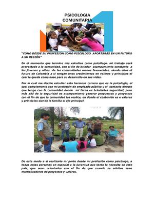 Como Ayudaria A Mi Region Desde Mi Profesion