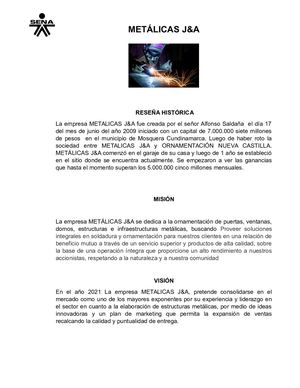 informe final