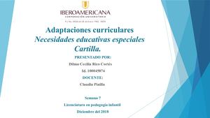 Adaptaciones Curriculares