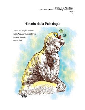 Historia De La Psicología