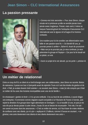 Jean Simon – Clc International Assurances