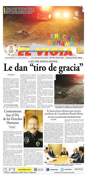 10 de diciembre del 2018