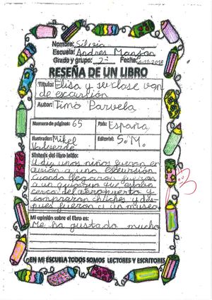 Reseñas De Lectura De Los Niños De 2º