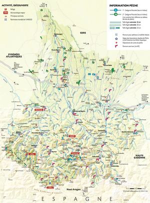 Carte pêche Hautes-Pyrénées