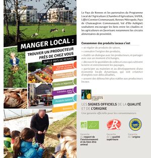 Producteurs Locaux du Pays de Rennes : Liffre-Cormier Communauté