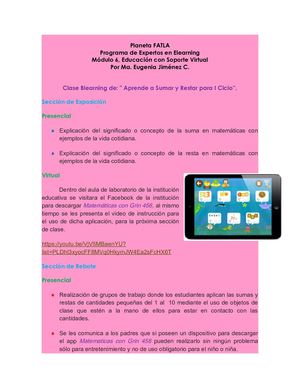 Aprende a Sumar y Restar para I Cilco por Ma Eugenia Jimenez