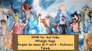 Mitologia 3ºB Prof. Tábada