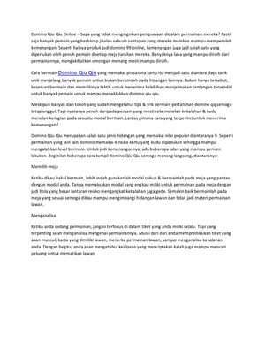 Domino Qiu Qiu Online