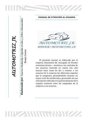 Manual de atención al usuario