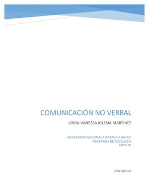 Comunicación no verbal- Tarea 3