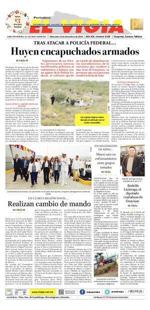 12 de diciembre del 2018