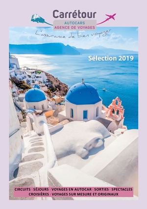 Carrétour Voyages brochure 2019