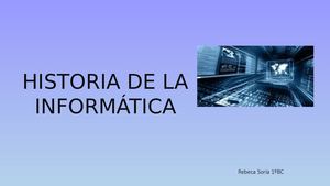 Historia De La Informática
