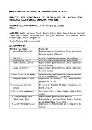 5 Cuban Program For Scd B Marcheco Teruel