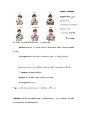 Tarea 3 (Comunicacionn No Verbal)