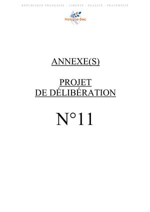 Ordre du jour conseil municipal 19 décembre 2018 - partie 3/4 - Suite Annexes