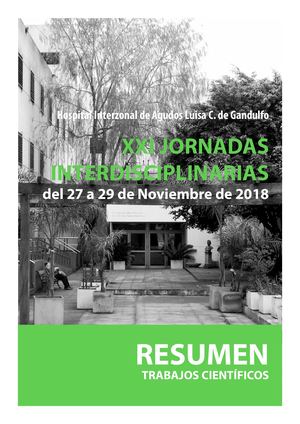 Resumenes De Trabajos Presentados 2018