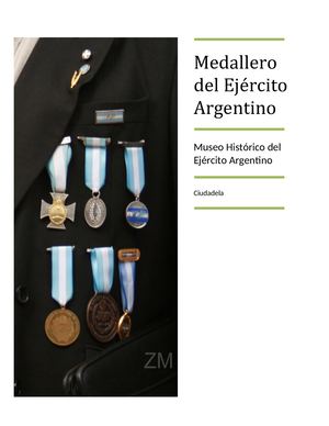 Medallero Del Ejército Argentino (3)