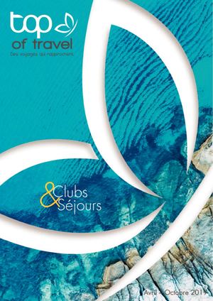 TOP OF TRAVEL BROCHURE SEJOURS ETE 2019