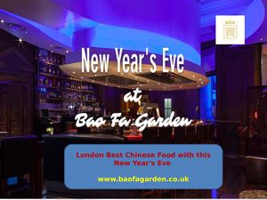 London Best Chinese Food With This New Year's Eve