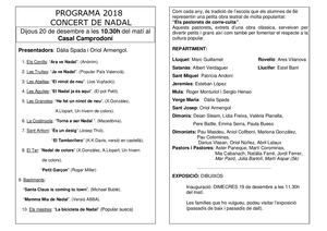 Programa Nadal 18