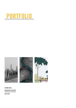 Portfolio 2018 Lesieur Lucie