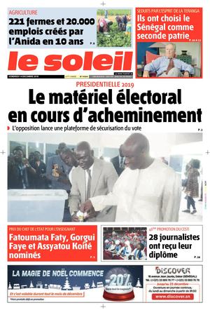 Edition Du 14 Decembre 2018