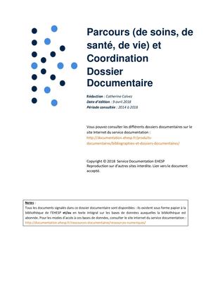 Dd Parcours Soins 2018 Ehesp