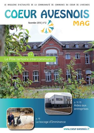 Coeur Avesnois Mag, numéro 12, novembre 2018