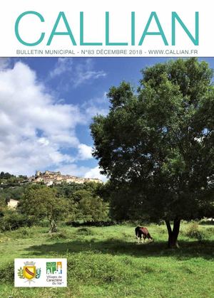Bulletin de la mairie de Callian N°83