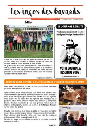 Le Journal de Novembre-Décembre