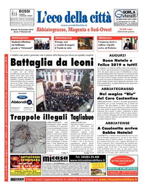 L'eco della città del 18 dicembre 2018