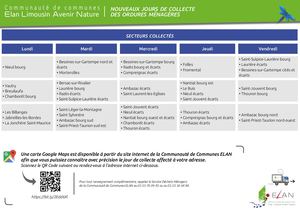 Planning collecte ordures ménagères (MàJ 2019)