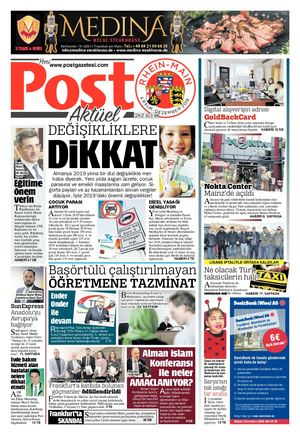 Post Gazetesi Rhein-Main Aralık 2018